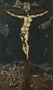 GRECO, El Christ in Agony on the Cross France oil painting artist
